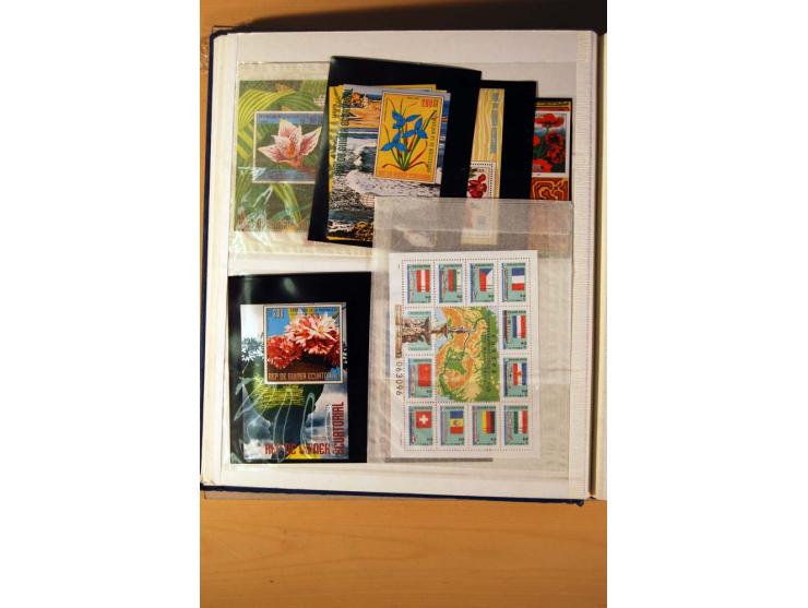 FAUNA UND FLORA: 1900/2003 (ca.), postfrische, ungebrauchte und gestempelte riesige Sammlung mit Schwerpunkt Flora, dabei auc