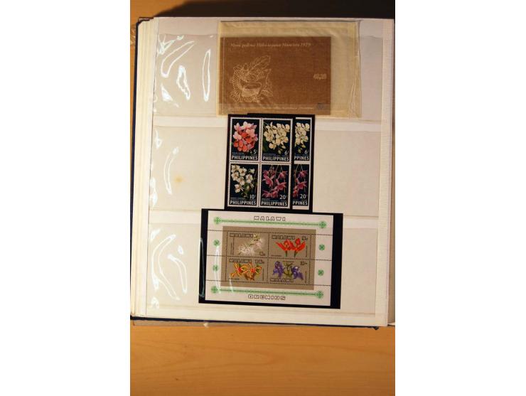 FAUNA UND FLORA: 1900/2003 (ca.), postfrische, ungebrauchte und gestempelte riesige Sammlung mit Schwerpunkt Flora, dabei auc
