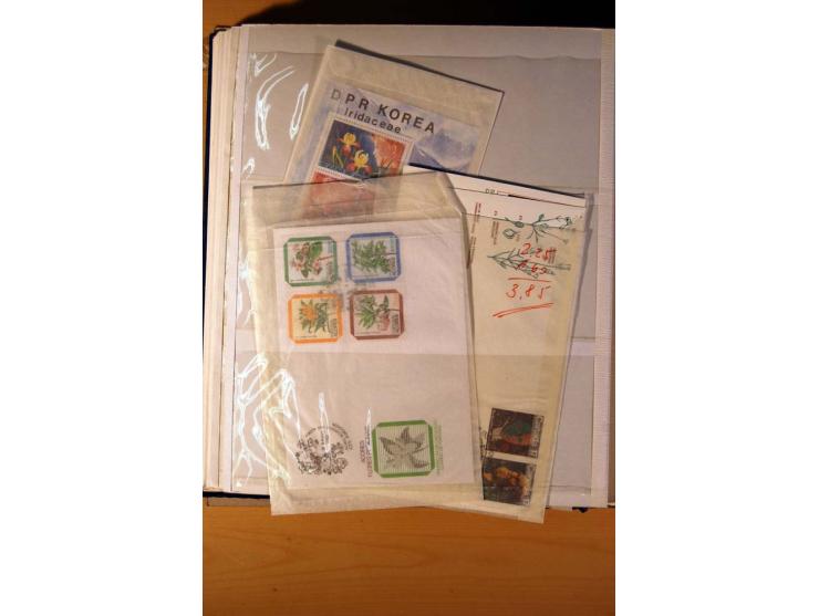 FAUNA UND FLORA: 1900/2003 (ca.), postfrische, ungebrauchte und gestempelte riesige Sammlung mit Schwerpunkt Flora, dabei auc
