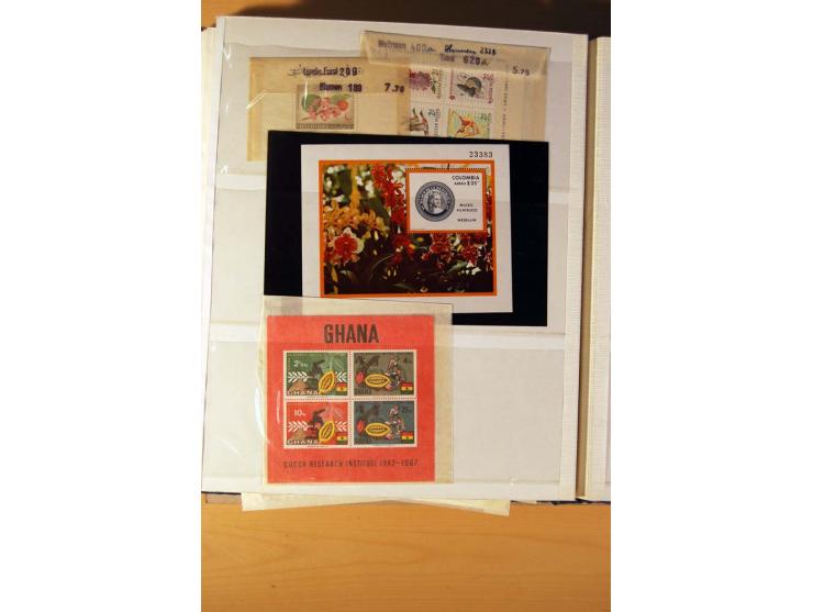FAUNA UND FLORA: 1900/2003 (ca.), postfrische, ungebrauchte und gestempelte riesige Sammlung mit Schwerpunkt Flora, dabei auc