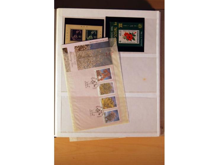 FAUNA UND FLORA: 1900/2003 (ca.), postfrische, ungebrauchte und gestempelte riesige Sammlung mit Schwerpunkt Flora, dabei auc