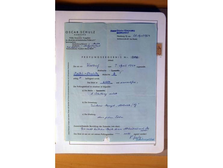Baden bis Württemberg, ungebrauchte und gestempelte, sehr reichhaltige Sammlung mit u.a. Bayern Nr. 1, Bergedorf Nr. 1a, 3, 4
