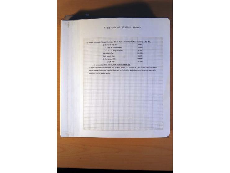 1785/1867, schöne alte Sammlung, beginnend mit diversen Vorphila- und unfrankierten Briefen, dabei bar bezahlter Brief nach M