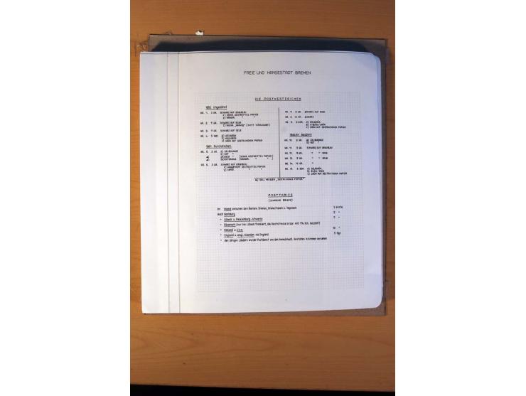 1785/1867, schöne alte Sammlung, beginnend mit diversen Vorphila- und unfrankierten Briefen, dabei bar bezahlter Brief nach M