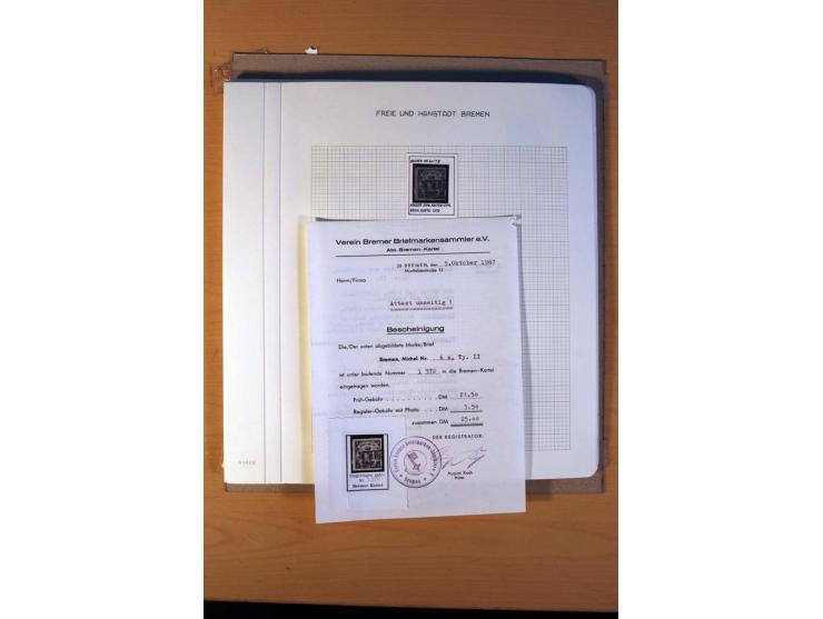 1785/1867, schöne alte Sammlung, beginnend mit diversen Vorphila- und unfrankierten Briefen, dabei bar bezahlter Brief nach M