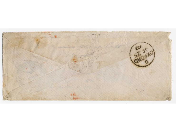 18 Kreuzer zinnoberrot, schöne tiefe Farbe und allseits breitrandig geschnitten mit EKr. "NÜRNBERG BAHNH. 23 OCT. 69" auf kle