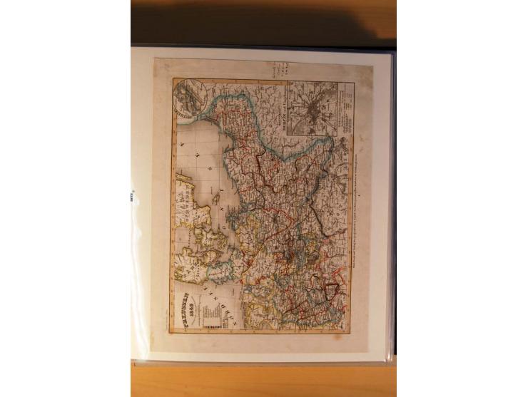 1850/67, gestempelte Sammlung mit über 50 Briefen und Ganzsachen, dabei viele bessere Marken, gute Einheiten und interessante