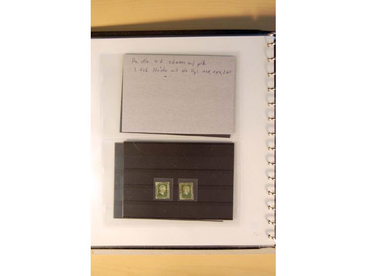 1850/67, gestempelte Sammlung mit über 50 Briefen und Ganzsachen, dabei viele bessere Marken, gute Einheiten und interessante