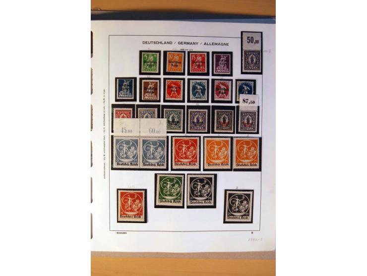 1872/1932, vorwiegend postfrische Sammlung mit vielen besseren Werten, dabei Mi.-Nr. 73, 86Id, Fotoattest Jäschke-L. BPP, 92I