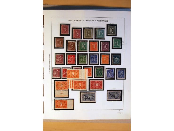 1872/1932, vorwiegend postfrische Sammlung mit vielen besseren Werten, dabei Mi.-Nr. 73, 86Id, Fotoattest Jäschke-L. BPP, 92I