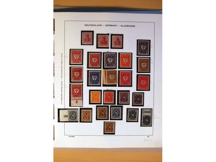 1872/1932, vorwiegend postfrische Sammlung mit vielen besseren Werten, dabei Mi.-Nr. 73, 86Id, Fotoattest Jäschke-L. BPP, 92I