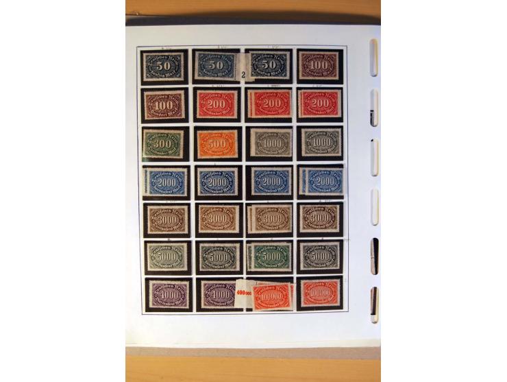 1872/1932, vorwiegend postfrische Sammlung mit vielen besseren Werten, dabei Mi.-Nr. 73, 86Id, Fotoattest Jäschke-L. BPP, 92I