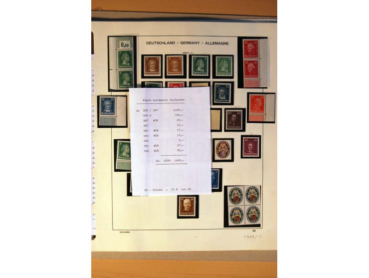 1872/1932, vorwiegend postfrische Sammlung mit vielen besseren Werten, dabei Mi.-Nr. 73, 86Id, Fotoattest Jäschke-L. BPP, 92I