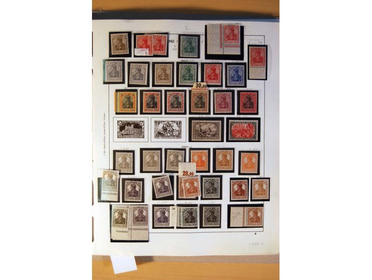1872/1932, vorwiegend postfrische Sammlung mit vielen besseren Werten, dabei Mi.-Nr. 73, 86Id, Fotoattest Jäschke-L. BPP, 92I