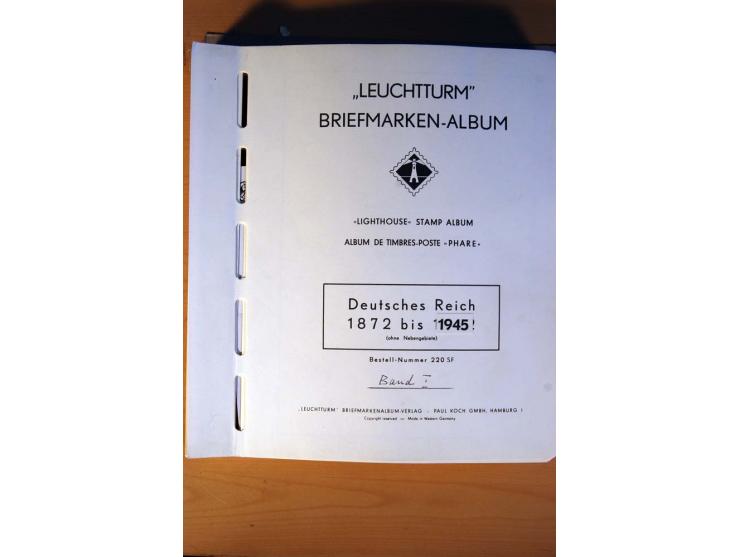 1872/1945, postfrische, ungebrauchte und gestempelte reichhaltige und spezialisierte Sammlung mit u.a. Mi.-Nr. 66 (4), 68-77U