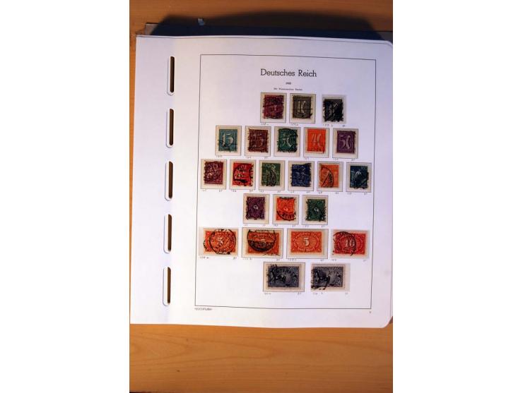 1872/1945, postfrische, ungebrauchte und gestempelte reichhaltige und spezialisierte Sammlung mit u.a. Mi.-Nr. 66 (4), 68-77U