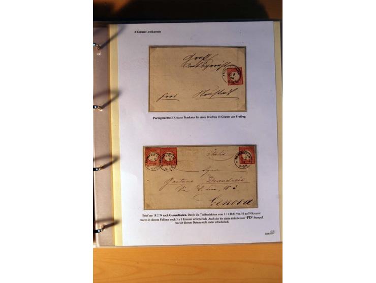 1872/75, große Brustschilde-Ausstellungs-Sammlung auf 83 Blättern, dabei viele Besonderheiten, u.a. raue Zähnung, fehlende Zä