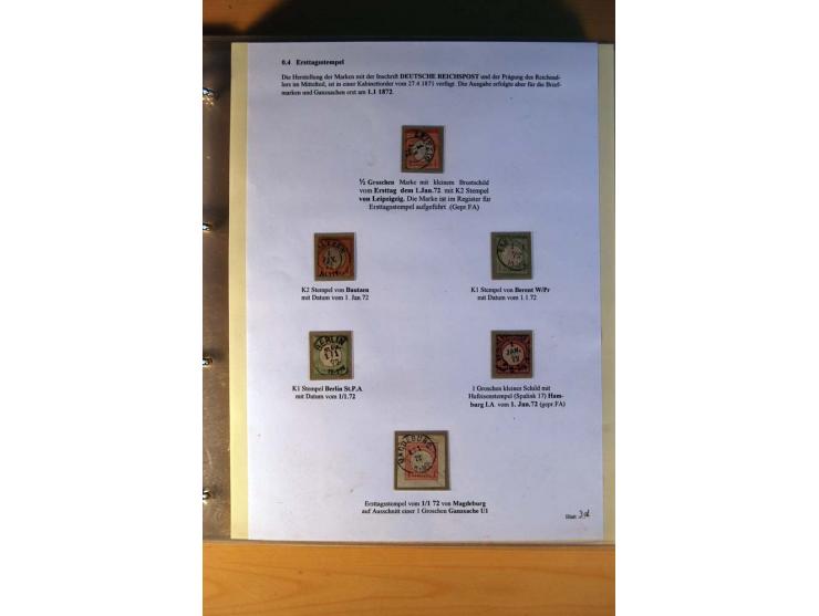1872/75, große Brustschilde-Ausstellungs-Sammlung auf 83 Blättern, dabei viele Besonderheiten, u.a. raue Zähnung, fehlende Zä