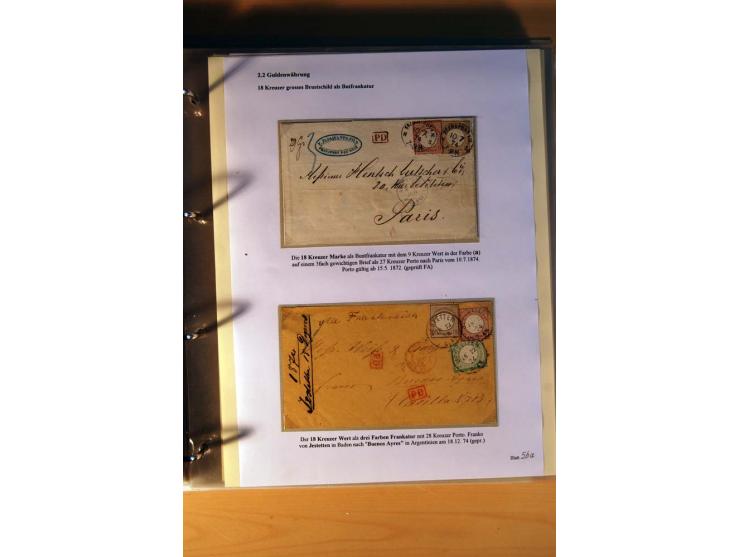 1872/75, große Brustschilde-Ausstellungs-Sammlung auf 83 Blättern, dabei viele Besonderheiten, u.a. raue Zähnung, fehlende Zä