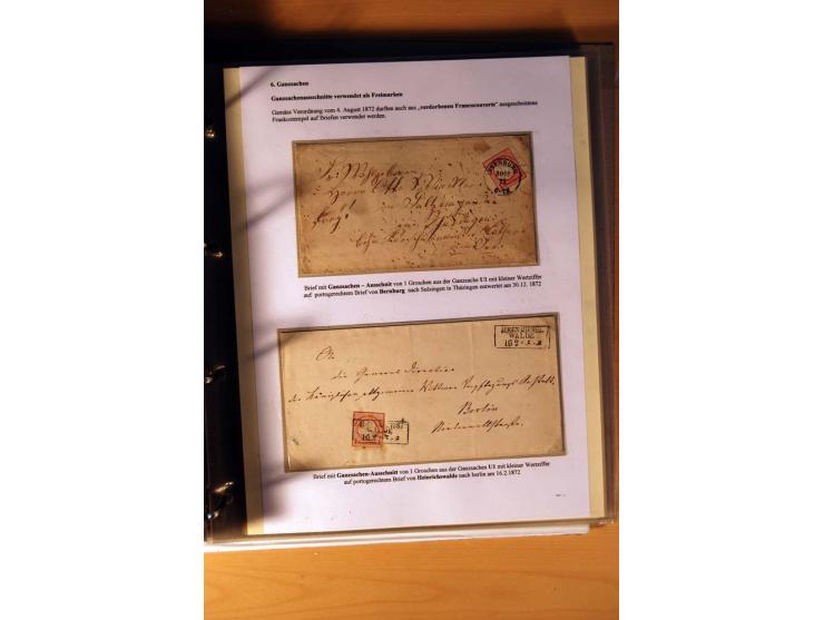 1872/75, große Brustschilde-Ausstellungs-Sammlung auf 83 Blättern, dabei viele Besonderheiten, u.a. raue Zähnung, fehlende Zä