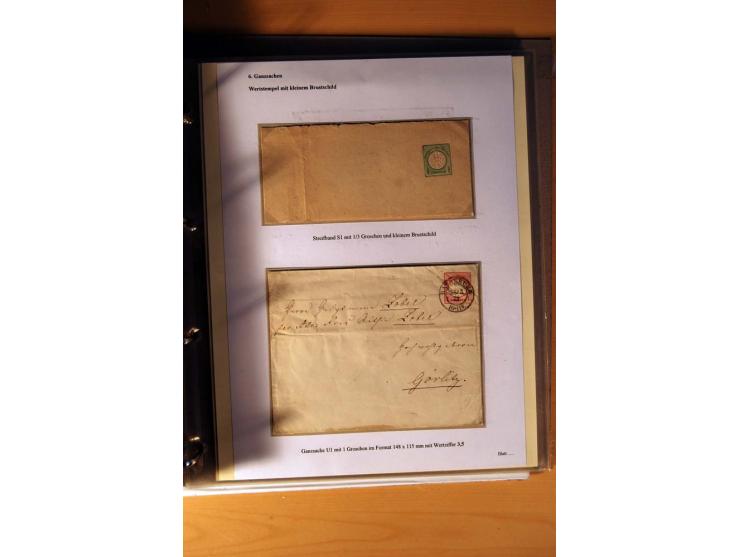1872/75, große Brustschilde-Ausstellungs-Sammlung auf 83 Blättern, dabei viele Besonderheiten, u.a. raue Zähnung, fehlende Zä
