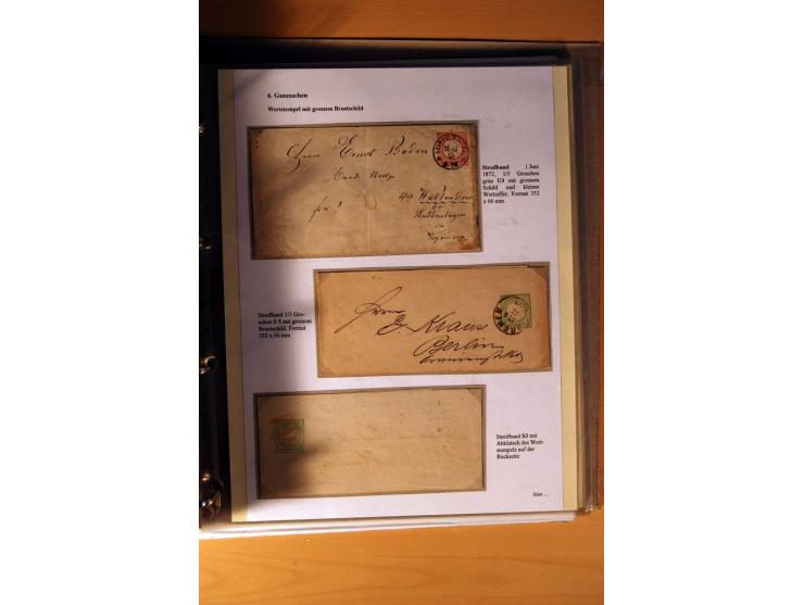 1872/75, große Brustschilde-Ausstellungs-Sammlung auf 83 Blättern, dabei viele Besonderheiten, u.a. raue Zähnung, fehlende Zä