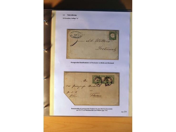 1872/75, große Brustschilde-Ausstellungs-Sammlung auf 83 Blättern, dabei viele Besonderheiten, u.a. raue Zähnung, fehlende Zä