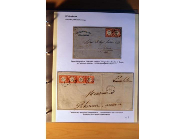 1872/75, große Brustschilde-Ausstellungs-Sammlung auf 83 Blättern, dabei viele Besonderheiten, u.a. raue Zähnung, fehlende Zä