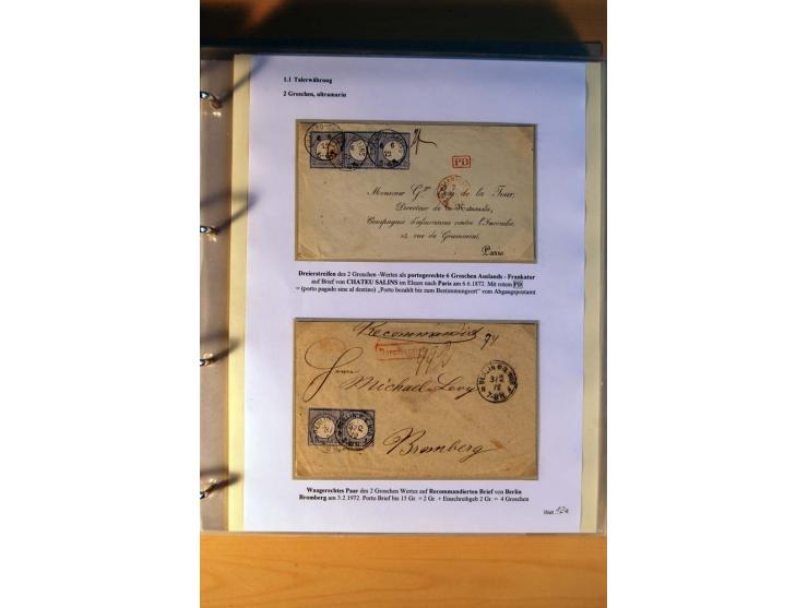 1872/75, große Brustschilde-Ausstellungs-Sammlung auf 83 Blättern, dabei viele Besonderheiten, u.a. raue Zähnung, fehlende Zä