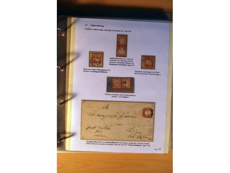 1872/75, große Brustschilde-Ausstellungs-Sammlung auf 83 Blättern, dabei viele Besonderheiten, u.a. raue Zähnung, fehlende Zä