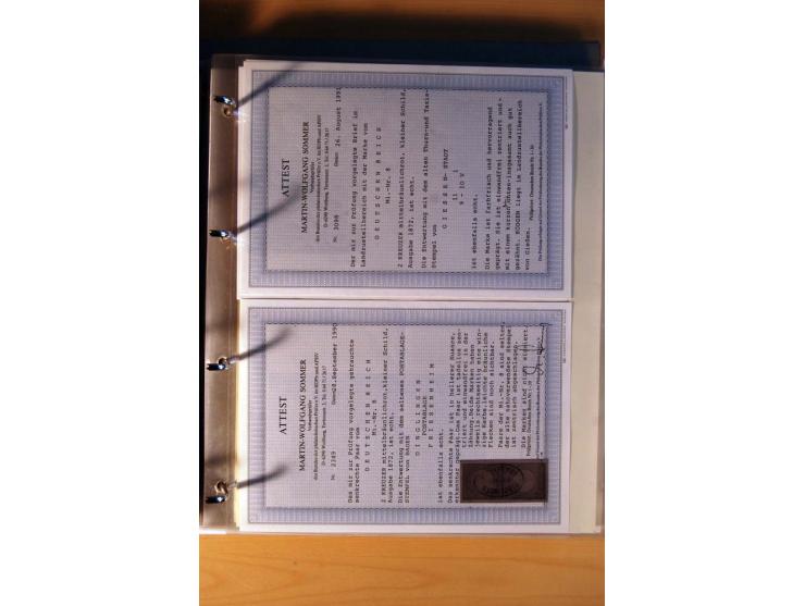 1872/75, große Brustschilde-Ausstellungs-Sammlung auf 83 Blättern, dabei viele Besonderheiten, u.a. raue Zähnung, fehlende Zä