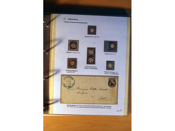 1872/75, große Brustschilde-Ausstellungs-Sammlung auf 83 Blättern, dabei viele Besonderheiten, u.a. raue Zähnung, fehlende Zä