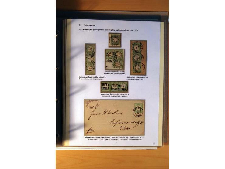 1872/75, große Brustschilde-Ausstellungs-Sammlung auf 83 Blättern, dabei viele Besonderheiten, u.a. raue Zähnung, fehlende Zä