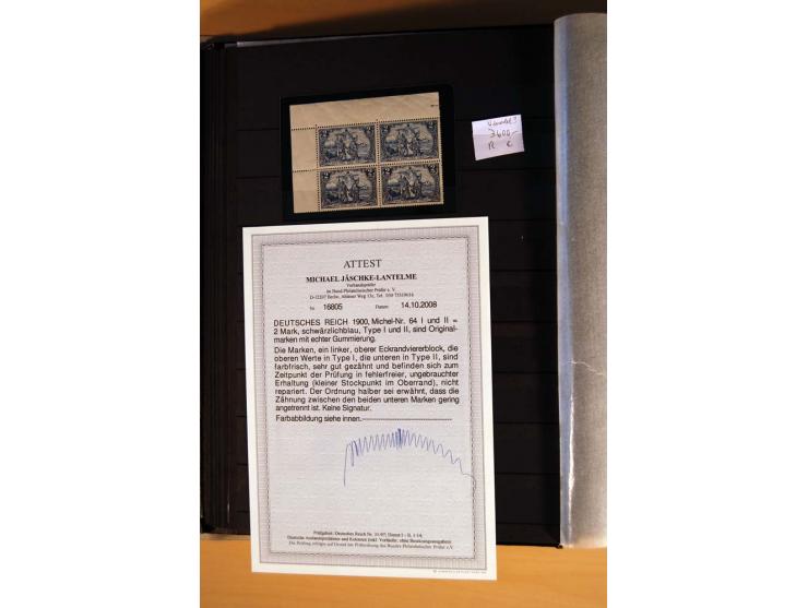 1900/16, ungebrauchte, postfrische und gestempelte, sehr spezialisierte Sammlung mit einer Vielzahl guter Werte, dabei Mi.-Nr