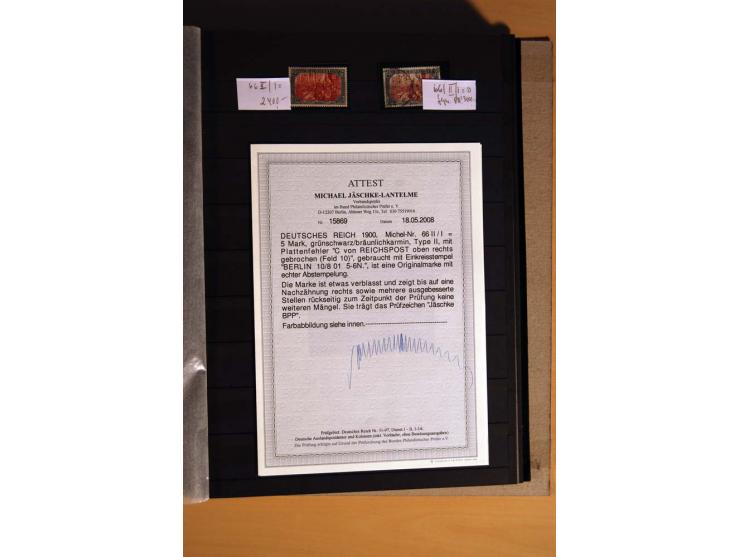 1900/16, ungebrauchte, postfrische und gestempelte, sehr spezialisierte Sammlung mit einer Vielzahl guter Werte, dabei Mi.-Nr