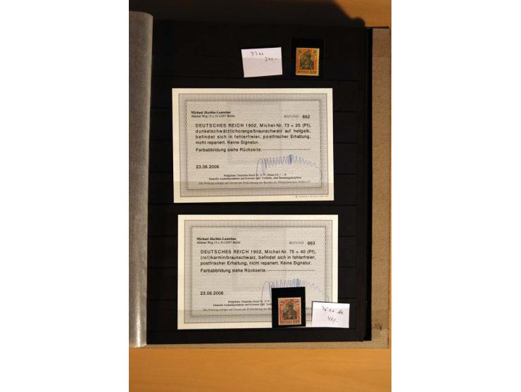 1900/16, ungebrauchte, postfrische und gestempelte, sehr spezialisierte Sammlung mit einer Vielzahl guter Werte, dabei Mi.-Nr