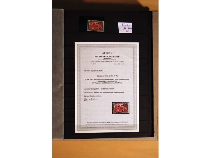1900/16, ungebrauchte, postfrische und gestempelte, sehr spezialisierte Sammlung mit einer Vielzahl guter Werte, dabei Mi.-Nr