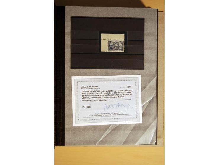 1900/16, ungebrauchte, postfrische und gestempelte, sehr spezialisierte Sammlung mit einer Vielzahl guter Werte, dabei Mi.-Nr