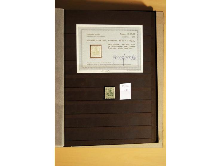 1900/16, ungebrauchte, postfrische und gestempelte, sehr spezialisierte Sammlung mit einer Vielzahl guter Werte, dabei Mi.-Nr