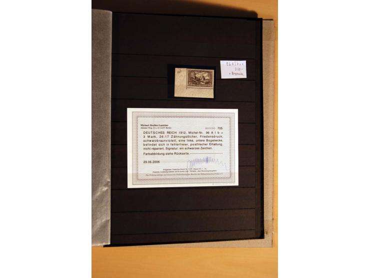 1900/16, ungebrauchte, postfrische und gestempelte, sehr spezialisierte Sammlung mit einer Vielzahl guter Werte, dabei Mi.-Nr