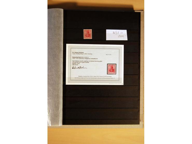 1900/16, ungebrauchte, postfrische und gestempelte, sehr spezialisierte Sammlung mit einer Vielzahl guter Werte, dabei Mi.-Nr