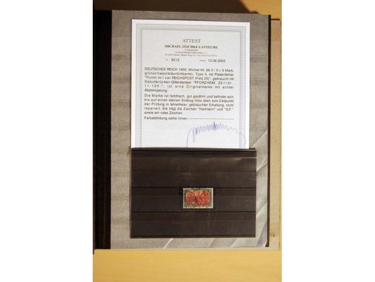 1900/16, ungebrauchte, postfrische und gestempelte, sehr spezialisierte Sammlung mit einer Vielzahl guter Werte, dabei Mi.-Nr