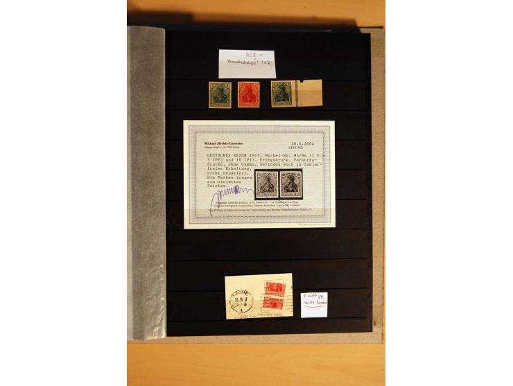 1900/16, ungebrauchte, postfrische und gestempelte, sehr spezialisierte Sammlung mit einer Vielzahl guter Werte, dabei Mi.-Nr
