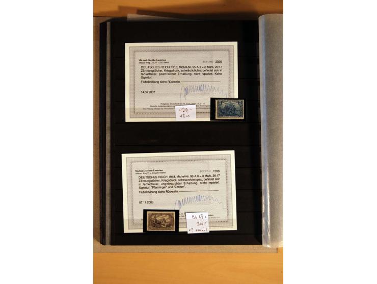 1900/16, ungebrauchte, postfrische und gestempelte, sehr spezialisierte Sammlung mit einer Vielzahl guter Werte, dabei Mi.-Nr