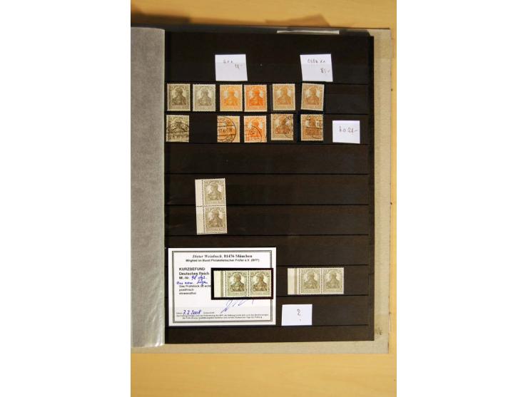 1900/16, ungebrauchte, postfrische und gestempelte, sehr spezialisierte Sammlung mit einer Vielzahl guter Werte, dabei Mi.-Nr