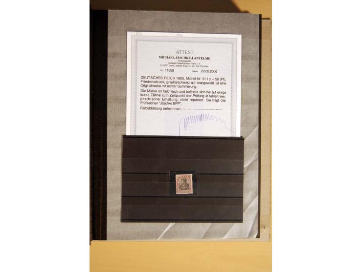 1900/16, ungebrauchte, postfrische und gestempelte, sehr spezialisierte Sammlung mit einer Vielzahl guter Werte, dabei Mi.-Nr