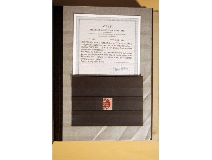 1900/16, ungebrauchte, postfrische und gestempelte, sehr spezialisierte Sammlung mit einer Vielzahl guter Werte, dabei Mi.-Nr