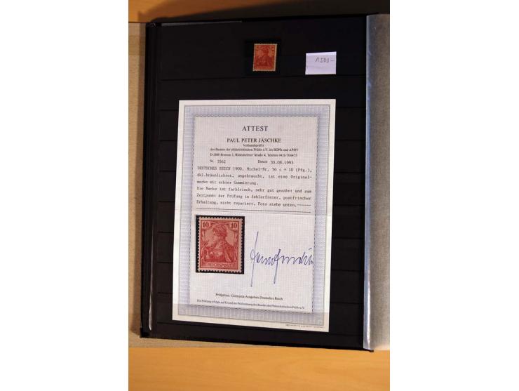 1900/16, ungebrauchte, postfrische und gestempelte, sehr spezialisierte Sammlung mit einer Vielzahl guter Werte, dabei Mi.-Nr
