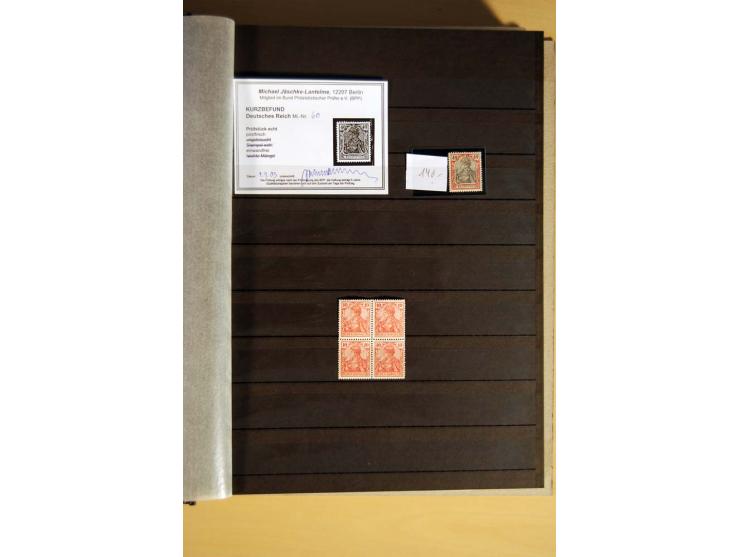 1900/16, ungebrauchte, postfrische und gestempelte, sehr spezialisierte Sammlung mit einer Vielzahl guter Werte, dabei Mi.-Nr