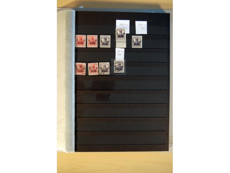 1916/23, ungebrauchte, postrische und gestempelte Sammlung, sehr spezialisiert mit einer Vielzahl an Besonderheiten wie Einhe
